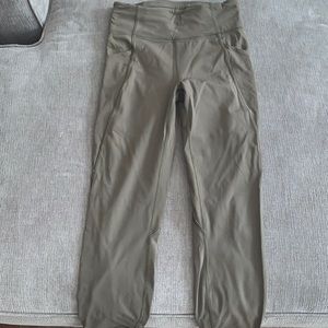 Lululemon dark green leggings